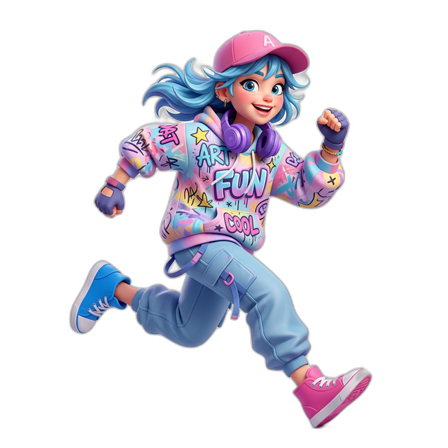 DJampa Character Running